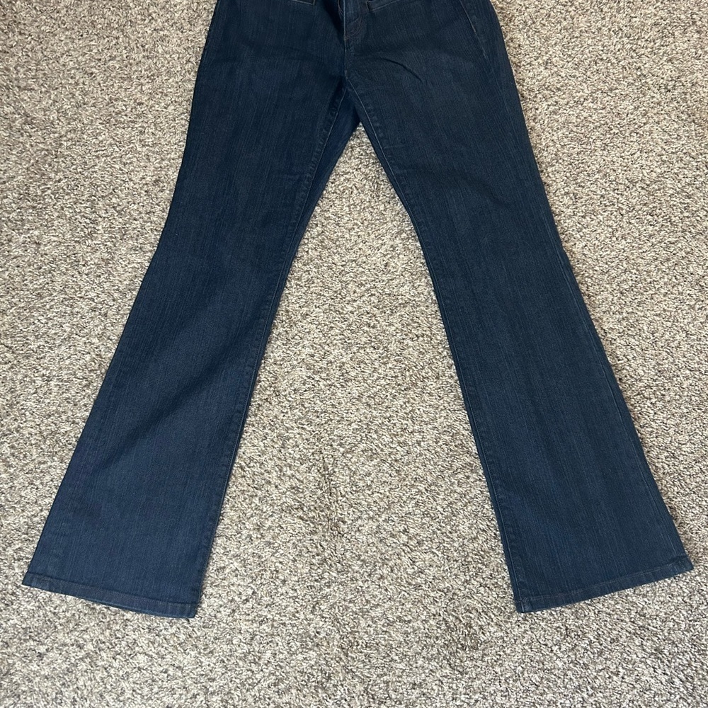 Ann Taylor Loft Curvy Bootcut Dark Wash Jeans Size 4